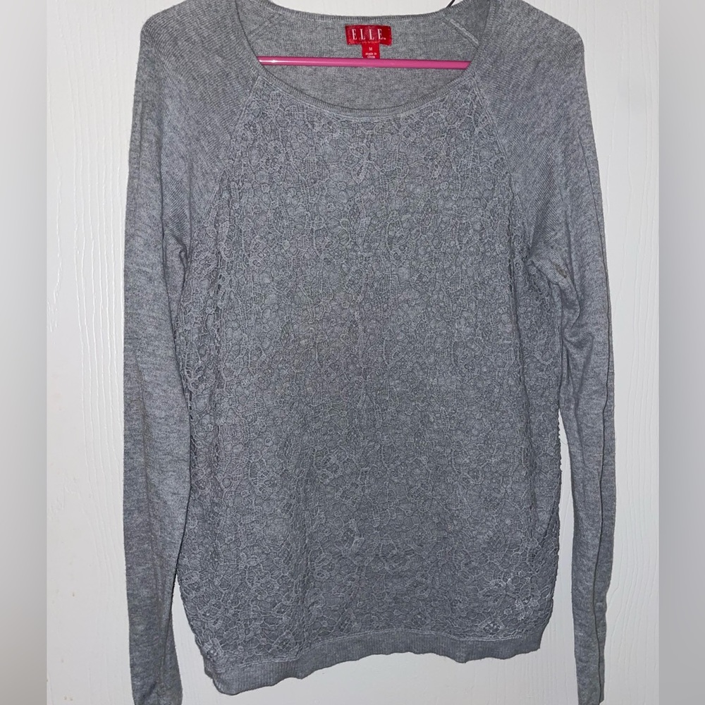 Gray Elle sweater